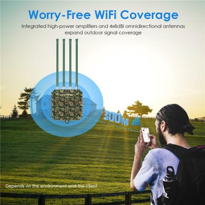 WAVLINK WN573HX1 WiFi 6 AX1800 Dual Band Wireless Router Outdoor WiFi Access Point, US Plug, EU Plug, UK Plug, AU Plug