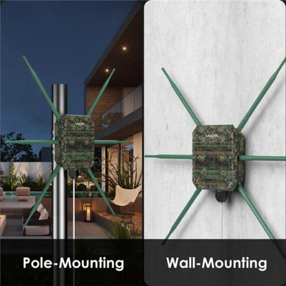 WAVLINK WN588HX3 AX3000 Outdoor WiFi Extender with 6 Antennas Dual Band WiFi Repeater, US Plug, EU Plug, UK Plug, AU Plug