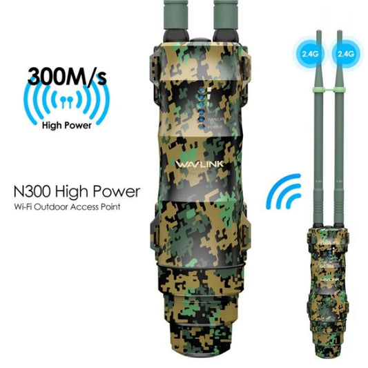 WAVLINK WN570HN2 Poe Weatherproof WiFi Extender 300Mbps High Power Outdoor Router
