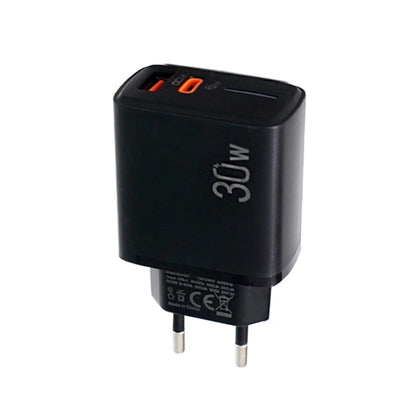 PD31 5V-20V 30W USB-C / Type-C + USB-A Multi Protocol Compatible Charger, EU Plug, 30W EU Plug