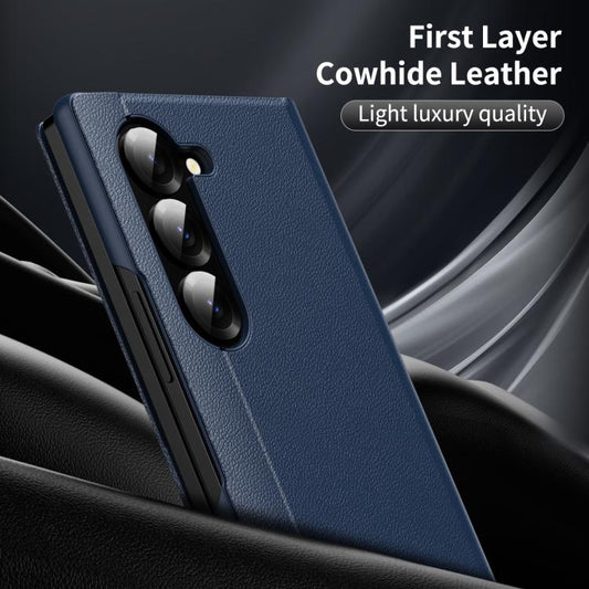 Smart View Window Leather Phone Case with Card Slot, For Samsung Galaxy Z Fold6 5G, For Samsung Galaxy A55, For Samsung Galaxy S24 Ultra 5G, For Samsung Galaxy S24+ 5G, For Samsung Galaxy S24 5G, For Samsung Galaxy S23 FE 5G, For Samsung Galaxy Z Fold5...