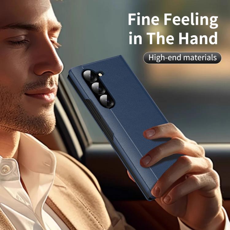 Smart View Window Leather Phone Case with Card Slot, For Samsung Galaxy Z Fold6 5G, For Samsung Galaxy A55, For Samsung Galaxy S24 Ultra 5G, For Samsung Galaxy S24+ 5G, For Samsung Galaxy S24 5G, For Samsung Galaxy S23 FE 5G, For Samsung Galaxy Z Fold5...