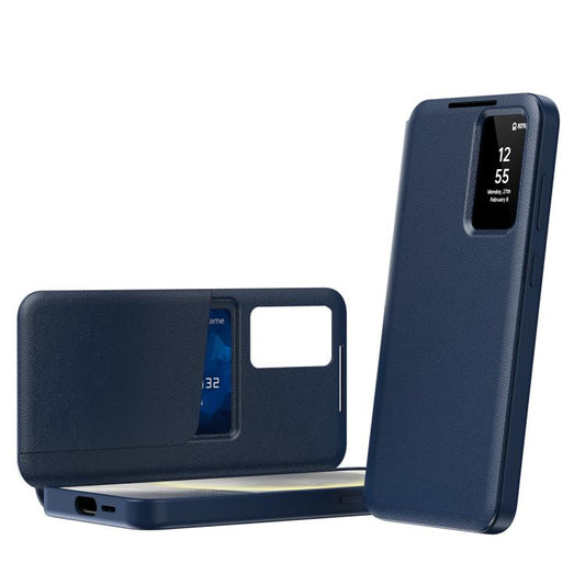Smart View Window Leather Phone Case with Card Slot, For Samsung Galaxy A16 5G, For Samsung Galaxy S24 FE 5G, For Samsung Galaxy Z Fold6 5G, For Samsung Galaxy A55, For Samsung Galaxy S24 Ultra 5G, For Samsung Galaxy S24+ 5G, For Samsung Galaxy S24 5G ...