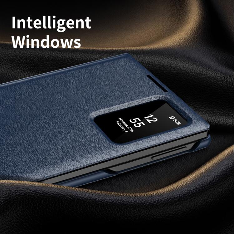Smart View Window Leather Phone Case with Card Slot, For Galaxy Z Fold8 5G, For Galaxy S26 FE 5G, For Galaxy Fold8 Ultra 5G, For Galaxy Z TriFold, For Galaxy S26 Ultra 5G, For Galaxy A57 5G, For Galaxy A37 5G, For Galaxy A27 5G, For Galaxy S25 FE 5G   ...