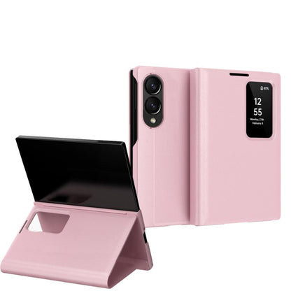 Smart View Window Leather Phone Case with Card Slot, For Galaxy Z Fold8 5G, For Galaxy S26 FE 5G, For Galaxy Fold8 Ultra 5G, For Galaxy Z TriFold, For Galaxy S26 Ultra 5G, For Galaxy A57 5G, For Galaxy A37 5G, For Galaxy A27 5G, For Galaxy S25 FE 5G   ...