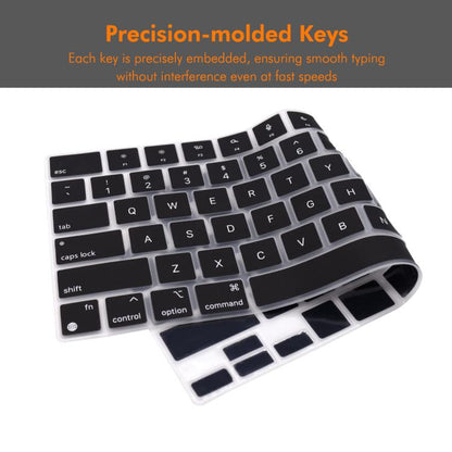 ENKAY US Version Keyboard Cover Soft Silicone Protective Film, For MacBook Pro 14.2 / Pro 16.2 / Air 13.6 / Air 15.3, For MacBook Pro 13.3 (A2289/A2338) / Pro 16 (A2141)