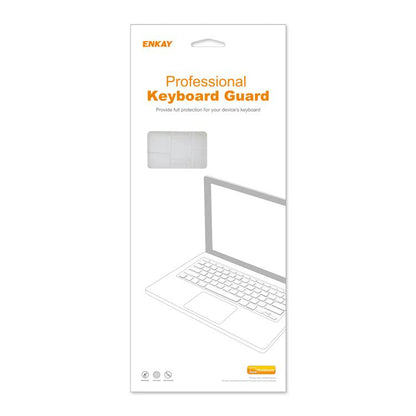 ENKAY US Version Keyboard Cover Soft Silicone Protective Film, For MacBook Pro 14.2 / Pro 16.2 / Air 13.6 / Air 15.3, For MacBook Pro 13.3 (A2289/A2338) / Pro 16 (A2141)