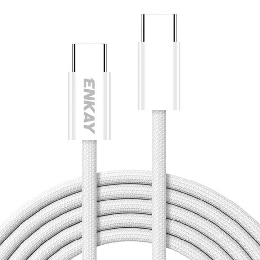 ENKAY CB174 Candy Color 60W USB-C / Type-C to Type-C Charging Data Cable, 1m, 1.5m, 2m