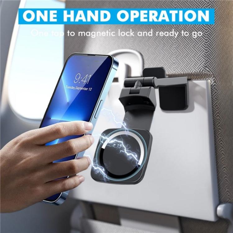 MA-161E Universal Clip-On Lazy Stand Adjustable Desktop Magnetic Phone Holder, MA-161E