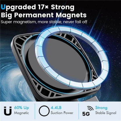 MA-161E Universal Clip-On Lazy Stand Adjustable Desktop Magnetic Phone Holder, MA-161E