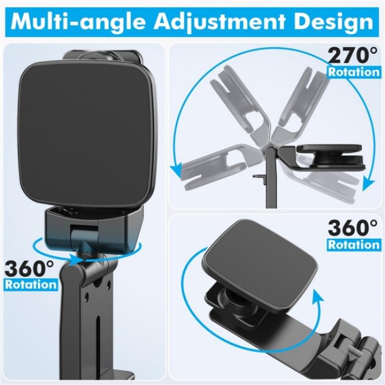 MA-161E Universal Clip-On Lazy Stand Adjustable Desktop Magnetic Phone Holder, MA-161E