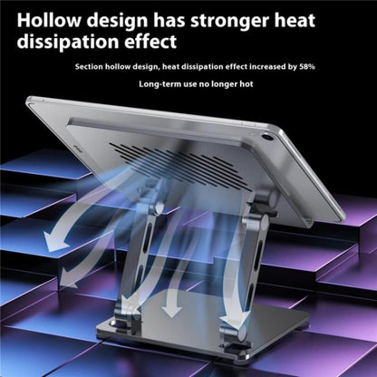 J26S Adjustable Foldable Desktop Tablet Alloy Steel Metal Stand, J26S