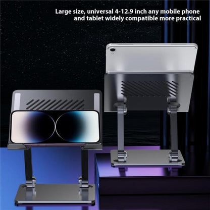 J26S Adjustable Foldable Desktop Tablet Alloy Steel Metal Stand, J26S
