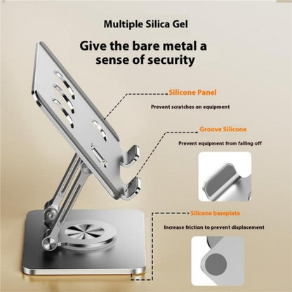 J59 360 Degree Rotating Height Adjustable Tablet Aluminum Alloy Desktop Holder, J59