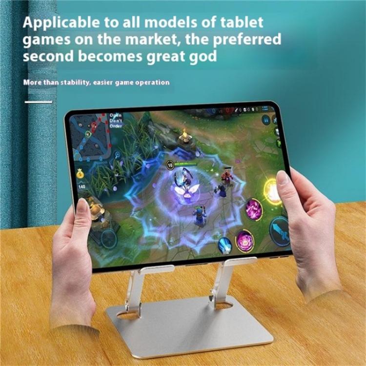 J23S Folding Height Adjustable Desktop Tablet Metal Cooling Holder, J23S