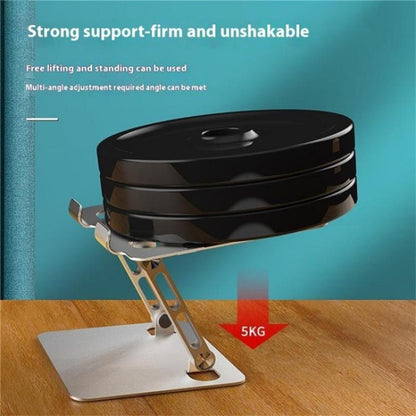 J23S Folding Height Adjustable Desktop Tablet Metal Cooling Holder, J23S