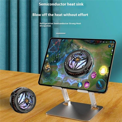 J23S Folding Height Adjustable Desktop Tablet Metal Cooling Holder, J23S
