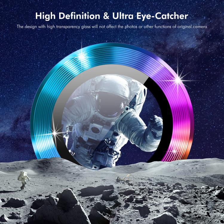 ENKAY Hat-Prince 9H Rear Camera Lens Aluminium Alloy Tempered Glass Film, For OPPO Reno15 Pro 5G Global, For OPPO Reno15 5G Global, For OPPO Reno13 Pro Global, For OPPO Reno13 Global