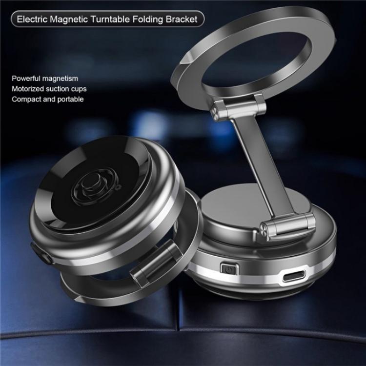 C7 Multifunktionaler magnetischer Telefonhalter drehbar klappbar automatischer Vakuumsaugnapf-Telefonhalter, C7