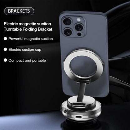 C7 Multifunktionaler magnetischer Telefonhalter drehbar klappbar automatischer Vakuumsaugnapf-Telefonhalter, C7