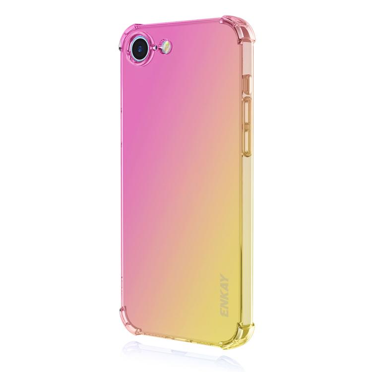 ENKAY Hat-Prince Gradient Airbag TPU Phone Case, For iPhone 18 Pro / 17 Pro, For iPhone 18 Pro Max / 17 Pro Max, For iPhone 17e / 16e, For iPhone 17, For iPhone Air, For iPhone 16 Pro Max, For iPhone 16 Pro, For iPhone 16 Plus, For iPhone 16