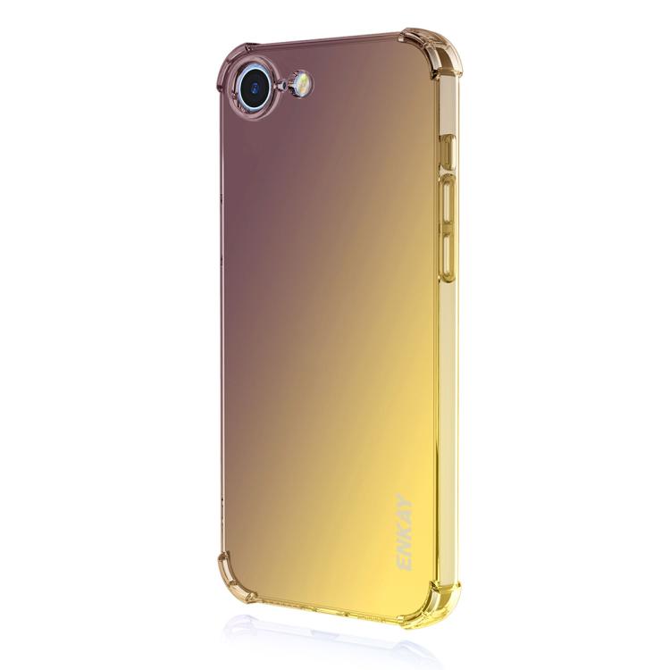 ENKAY Hat-Prince Gradient Airbag TPU Phone Case, For iPhone 18 Pro / 17 Pro, For iPhone 18 Pro Max / 17 Pro Max, For iPhone 17e / 16e, For iPhone 17, For iPhone Air, For iPhone 16 Pro Max, For iPhone 16 Pro, For iPhone 16 Plus, For iPhone 16