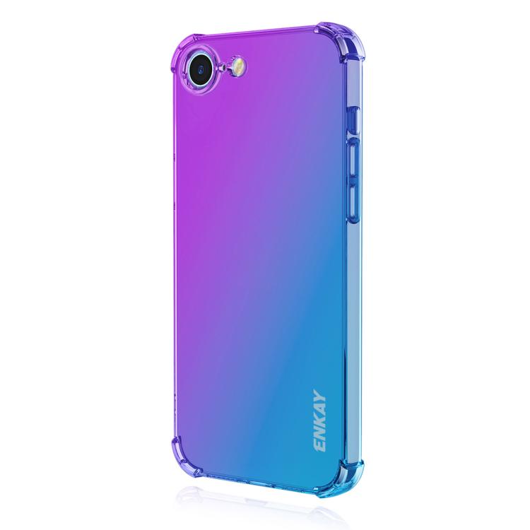 ENKAY Hat-Prince Gradient Airbag TPU Phone Case, For iPhone 18 Pro / 17 Pro, For iPhone 18 Pro Max / 17 Pro Max, For iPhone 17e / 16e, For iPhone 17, For iPhone Air, For iPhone 16 Pro Max, For iPhone 16 Pro, For iPhone 16 Plus, For iPhone 16
