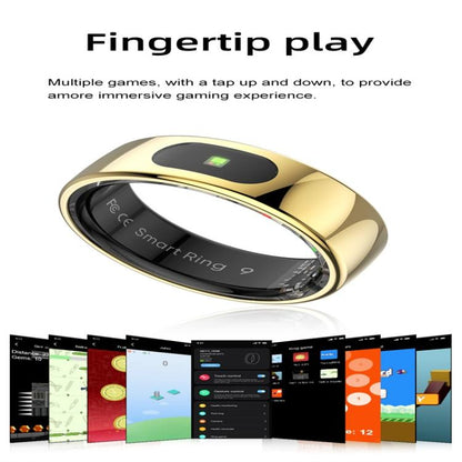 R08 SIZE 11 Smart Ring, Support Heart Rate / Blood Oxygen / Sleep / Multiple Sports Modes