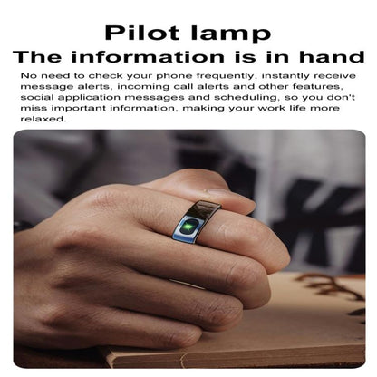 R08 SIZE 12 Smart Ring, Support Heart Rate / Blood Oxygen / Sleep / Multiple Sports Modes