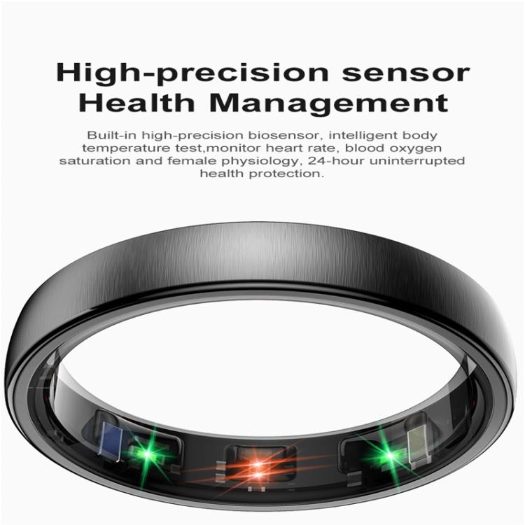 R10 SIZE 9 Smart Ring, Support Heart Rate / Blood Oxygen / Sleep / Multiple Sports Modes