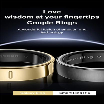 R10 SIZE 10 Smart Ring, Support Heart Rate / Blood Oxygen / Sleep / Multiple Sports Modes