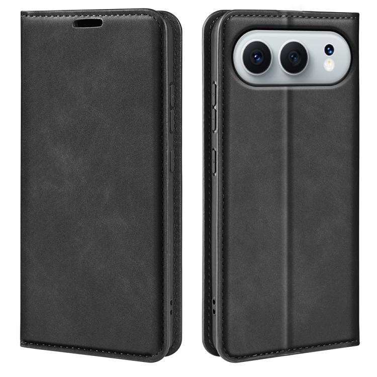 Retro-skin Magnetic Suction Leather Phone Case, For Honor 600 / 600 Pro Global, For Honor 500 / 500 Pro Global 155.8mm