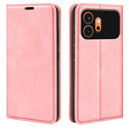 Retro-skin Magnetic Suction Leather Phone Case, For Honor 600 / 600 Pro Global, For Honor 500 / 500 Pro Global 155.8mm