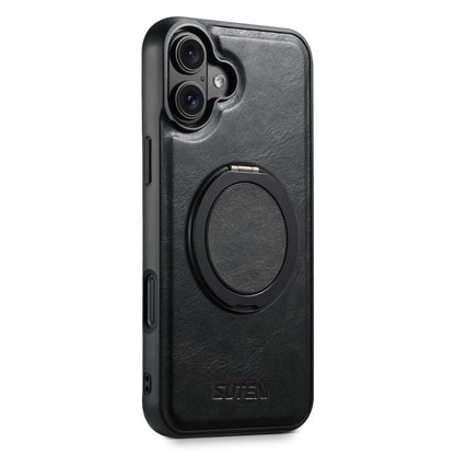 Suteni G3 Oil Wax 360 Rotation Holder MagSafe Back Phone Case, For iPhone 18, For iPhone 18 Pro, For iPhone 18 Pro Max, For iPhone 17 Pro Max, For iPhone 17 Pro, For iPhone 17, For iPhone Air, For iPhone 16 Pro Max, For iPhone 16 Pro, For iPhone 16 Plu...