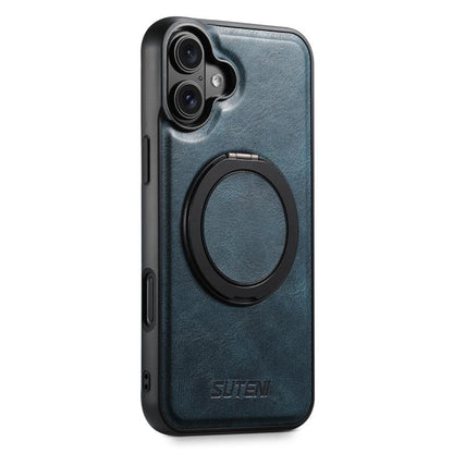 Suteni G3 Oil Wax 360 Rotation Holder MagSafe Back Phone Case, For iPhone 18, For iPhone 18 Pro, For iPhone 18 Pro Max, For iPhone 17 Pro Max, For iPhone 17 Pro, For iPhone 17, For iPhone Air, For iPhone 16 Pro Max, For iPhone 16 Pro, For iPhone 16 Plu...