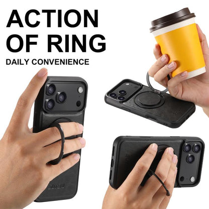 Suteni G3 Oil Wax 360 Rotation Holder MagSafe Back Phone Case, For iPhone 18, For iPhone 18 Pro, For iPhone 18 Pro Max, For iPhone 17 Pro Max, For iPhone 17 Pro, For iPhone 17, For iPhone Air, For iPhone 16 Pro Max, For iPhone 16 Pro, For iPhone 16 Plu...