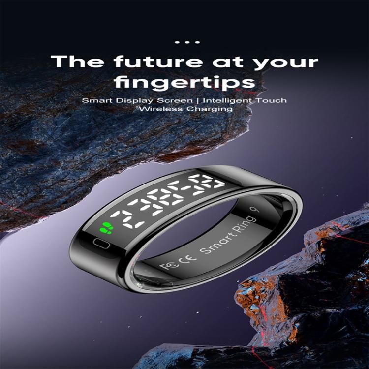 R11 SIZE 9 Smart Ring, Support Heart Rate / Blood Oxygen / Sleep / Multiple Sports Modes
