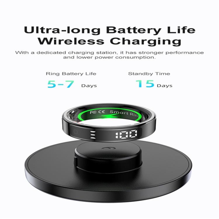 R11 SIZE 11 Smart Ring, Support Heart Rate / Blood Oxygen / Sleep / Multiple Sports Modes