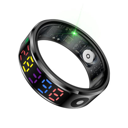 R12 SIZE 8 Smart Ring, Support Heart Rate / Blood Oxygen / Sleep / Multiple Sports Modes