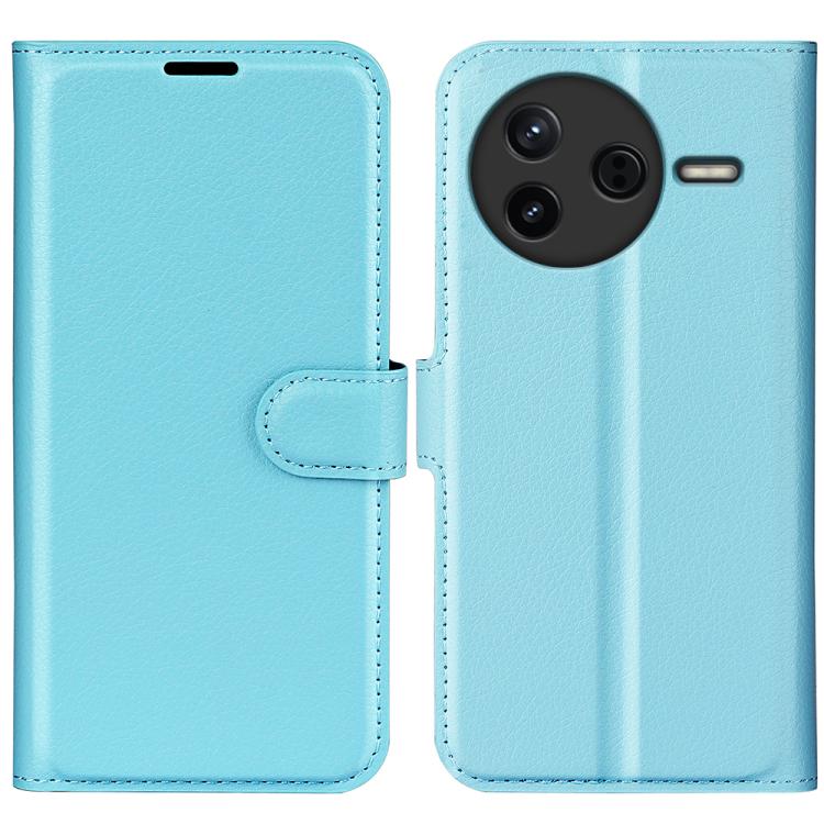 Litchi Texture Horizontal Flip Leather Phone Case with Holder, For Xiaomi Poco F7 Pro / Redmi K80