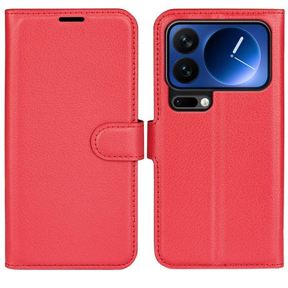 Litchi Texture Horizontal Flip Leather Phone Case with Holder, For Xiaomi 18 Pro Max 5G, For Xiaomi 18 Pro 5G, For Redmi Note 17 Pro 5G Global 163mm, For Xiaomi 17T Pro  5G, For Xiaomi 17T 5G, For Xiaomi 17 Ultra, For Redmi Note 15 Pro 4G Global 163.2m...