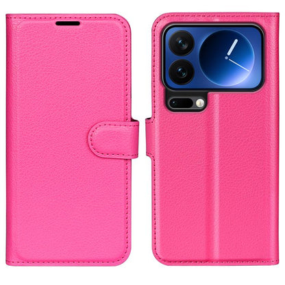 Litchi Texture Horizontal Flip Leather Phone Case with Holder, For Xiaomi 18 Pro Max 5G, For Xiaomi 18 Pro 5G, For Redmi Note 17 Pro 5G Global 163mm, For Xiaomi 17T Pro  5G, For Xiaomi 17T 5G, For Xiaomi 17 Ultra, For Redmi Note 15 Pro 4G Global 163.2m...