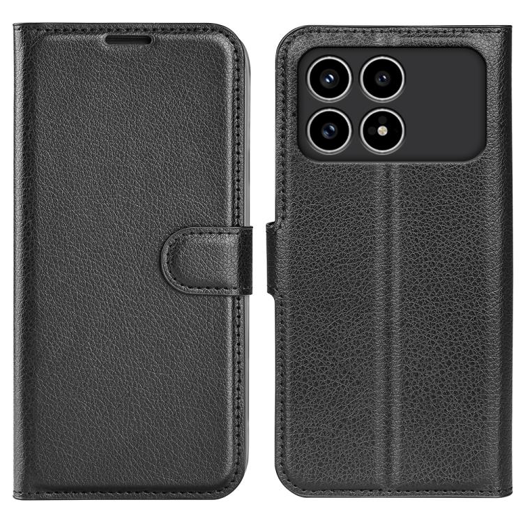 Litchi Texture Horizontal Flip Leather Phone Case with Holder, For Redmi A7 Pro 171mm / Poco C85x 5G, For Xiaomi 17T, For Redmi Turbo 5 Max / Poco X8 Pro Max, For Redmi Turbo 5 5G / Poco X8 Pro 5G, For Redmi Note 15 Pro+ Global 163.3mm                 ...
