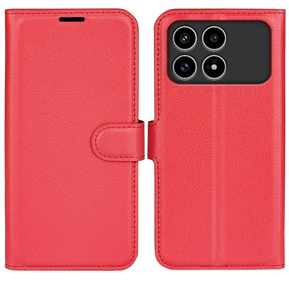 Litchi Texture Horizontal Flip Leather Phone Case with Holder, For Redmi A7 Pro 171mm / Poco C85x 5G, For Xiaomi 17T, For Redmi Turbo 5 Max / Poco X8 Pro Max, For Redmi Turbo 5 5G / Poco X8 Pro 5G, For Redmi Note 15 Pro+ Global 163.3mm                 ...