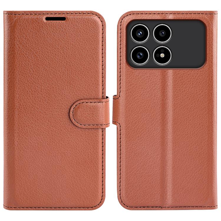 Litchi Texture Horizontal Flip Leather Phone Case with Holder, For Redmi A7 Pro 171mm / Poco C85x 5G, For Xiaomi 17T, For Redmi Turbo 5 Max / Poco X8 Pro Max, For Redmi Turbo 5 5G / Poco X8 Pro 5G, For Redmi Note 15 Pro+ Global 163.3mm                 ...