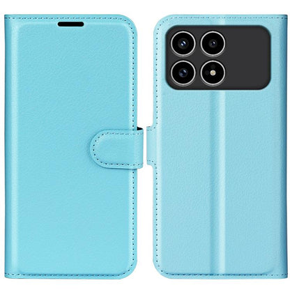 Litchi Texture Horizontal Flip Leather Phone Case with Holder, For Redmi A7 Pro 171mm / Poco C85x 5G, For Xiaomi 17T, For Redmi Turbo 5 Max / Poco X8 Pro Max, For Redmi Turbo 5 5G / Poco X8 Pro 5G, For Redmi Note 15 Pro+ Global 163.3mm                 ...