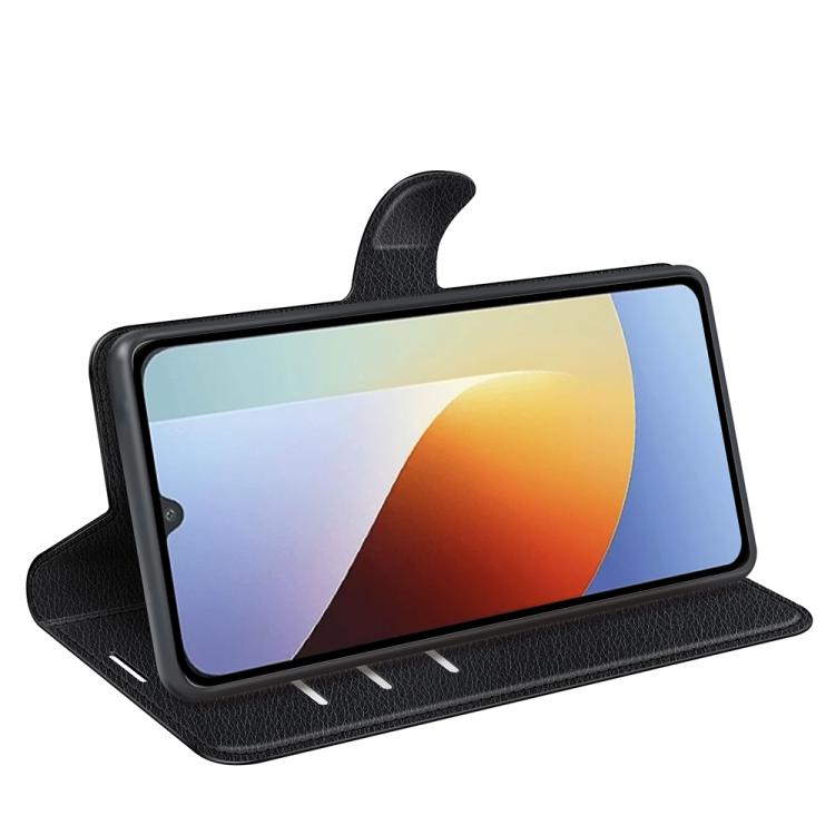 Litchi Texture Horizontal Flip Leather Phone Case with Holder, For Redmi A7 Pro 171mm / Poco C85x 5G, For Xiaomi 17T, For Redmi Turbo 5 Max / Poco X8 Pro Max, For Redmi Turbo 5 5G / Poco X8 Pro 5G, For Redmi Note 15 Pro+ Global 163.3mm                 ...