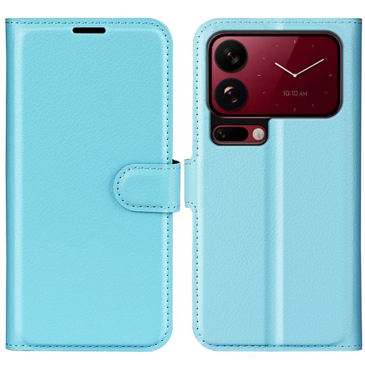 Litchi Texture Horizontal Flip Leather Phone Case with Holder, For Xiaomi 18 Pro Max 5G, For Xiaomi 18 Pro 5G, For Redmi Note 17 Pro 5G Global 163mm, For Xiaomi 17T Pro  5G, For Xiaomi 17T 5G, For Xiaomi 17 Ultra, For Redmi Note 15 Pro 4G Global 163.2m...