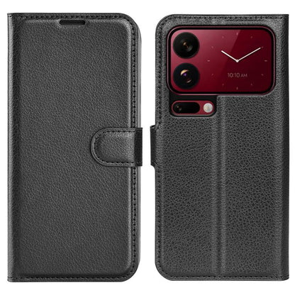 Litchi Texture Horizontal Flip Leather Phone Case with Holder, For Xiaomi 18 Pro Max 5G, For Xiaomi 18 Pro 5G, For Redmi Note 17 Pro 5G Global 163mm, For Xiaomi 17T Pro  5G, For Xiaomi 17T 5G, For Xiaomi 17 Ultra, For Redmi Note 15 Pro 4G Global 163.2m...