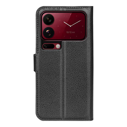 Litchi Texture Horizontal Flip Leather Phone Case with Holder, For Xiaomi 18 Pro Max 5G, For Xiaomi 18 Pro 5G, For Redmi Note 17 Pro 5G Global 163mm, For Xiaomi 17T Pro  5G, For Xiaomi 17T 5G, For Xiaomi 17 Ultra, For Redmi Note 15 Pro 4G Global 163.2m...